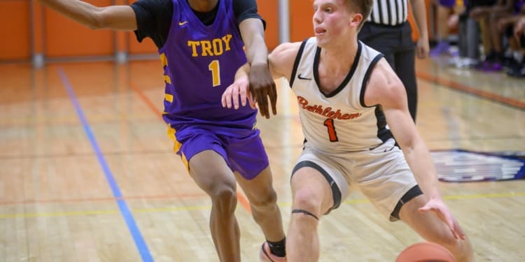 Bethlehem hosted Troy in the first round of the Section Two playoffs on February 21. The Eagles won the contest 81-59.