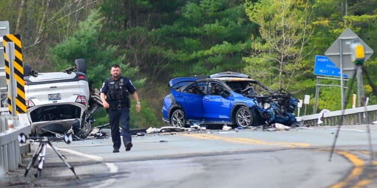 A two-vehicle crash on Route 85 claimed the life of a driver on Wednesday, May 1. Photo by John McIntyre/ Spotlight News